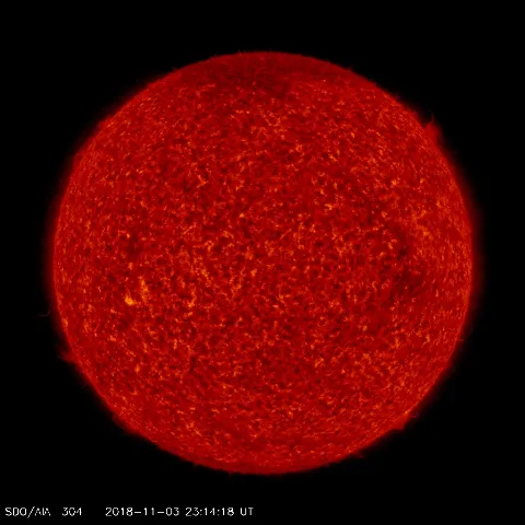 Image of Sun's transition region