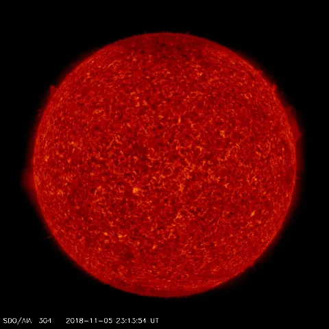 Image of Sun's transition region