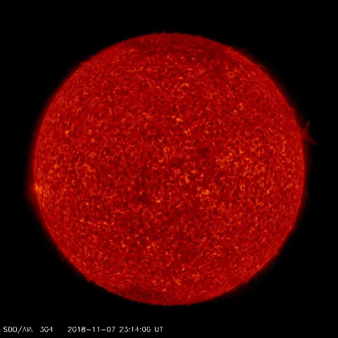 Image of Sun's transition region