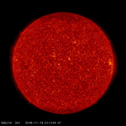 Image of Sun's transition region