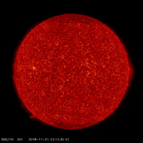 Image of Sun's transition region