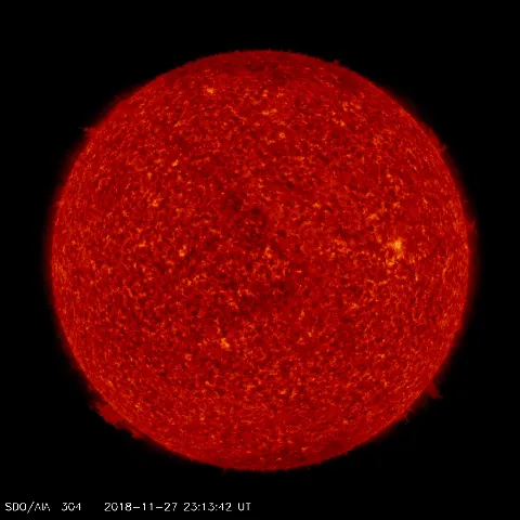 Image of Sun's transition region