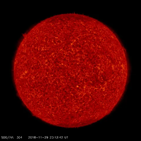 Image of Sun's transition region