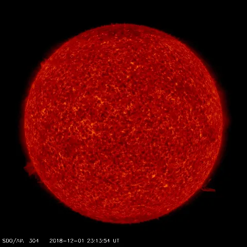 Image of Sun's transition region