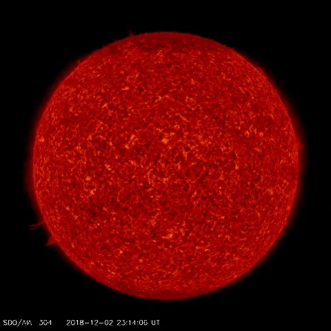 Image of Sun's transition region