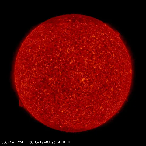 Image of Sun's transition region