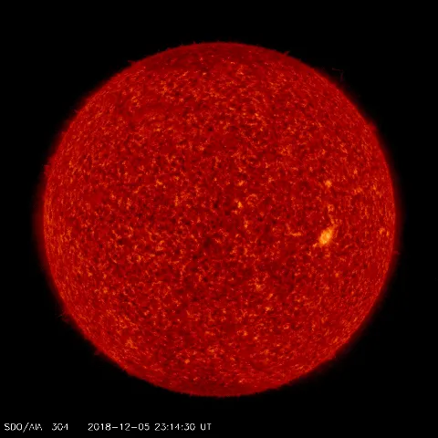 Image of Sun's transition region