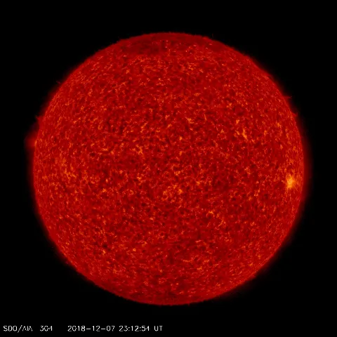 Image of Sun's transition region