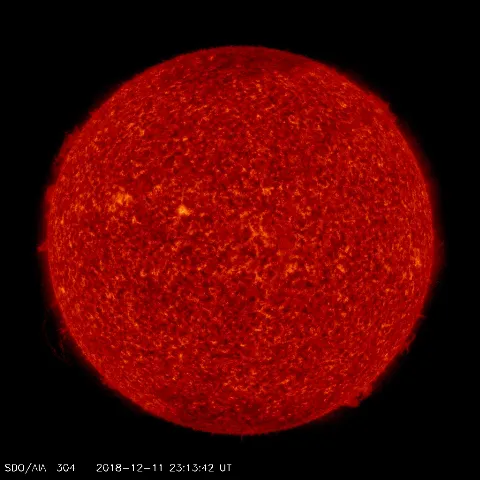 Image of Sun's transition region