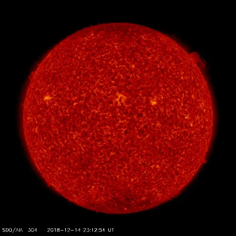 Image of Sun's transition region