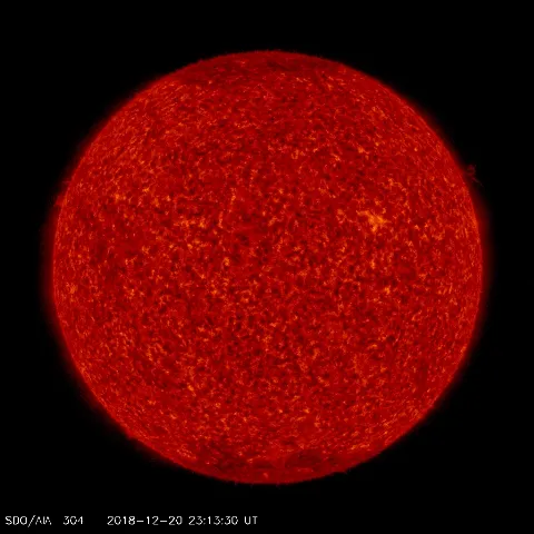 Image of Sun's transition region