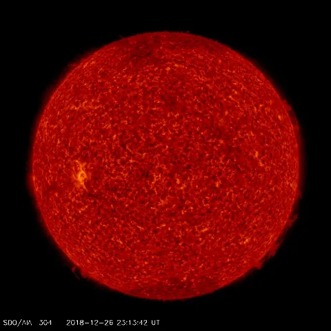 Image of Sun's transition region