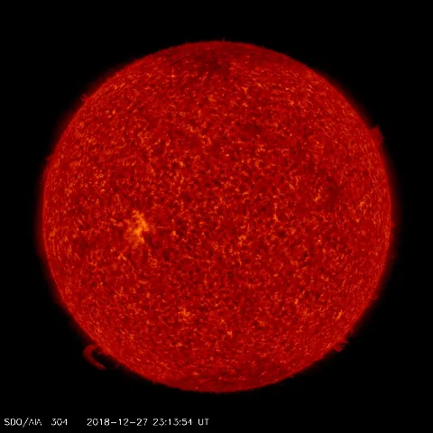 Image of Sun's transition region