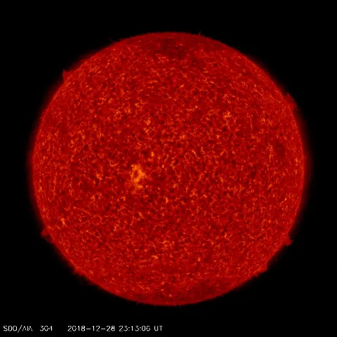 Image of Sun's transition region