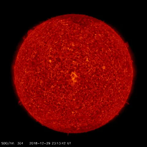 Image of Sun's transition region