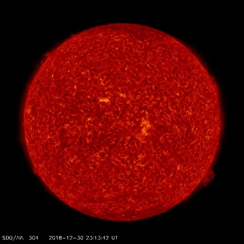 Image of Sun's transition region