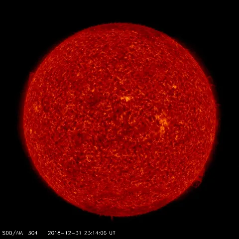 Image of Sun's transition region