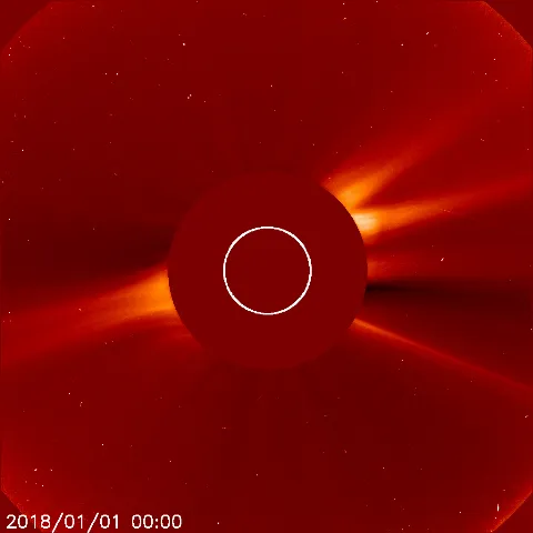 Image of solar wind