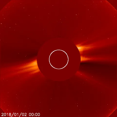 Image of solar wind