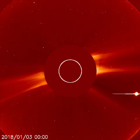 Image of solar wind