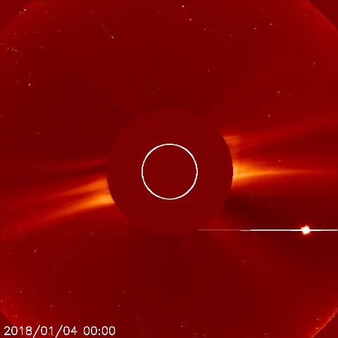 Image of solar wind