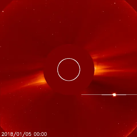 Image of solar wind