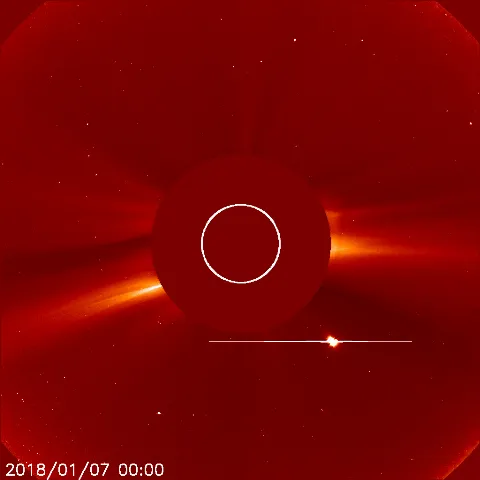 Image of solar wind