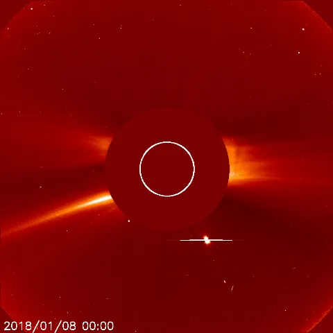 Image of solar wind