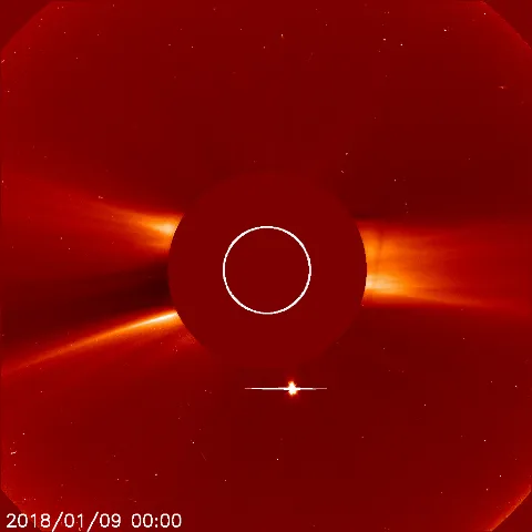 Image of solar wind