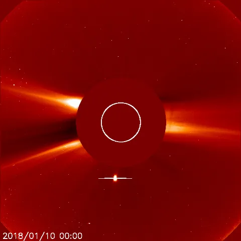 Image of solar wind