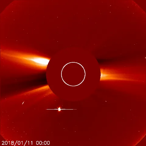 Image of solar wind