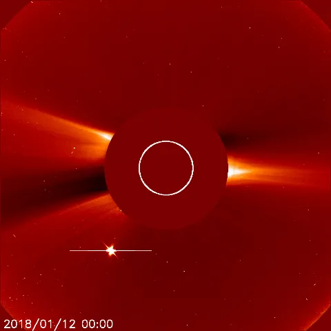 Image of solar wind