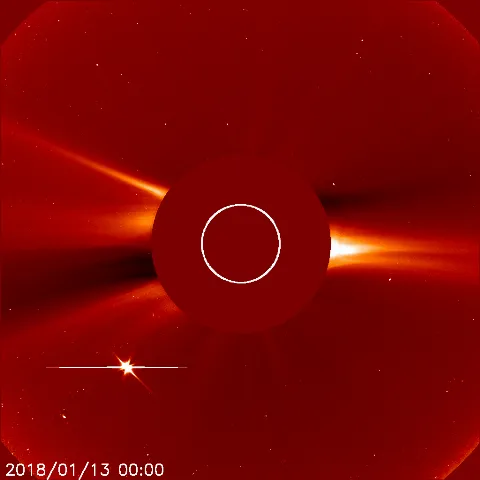 Image of solar wind