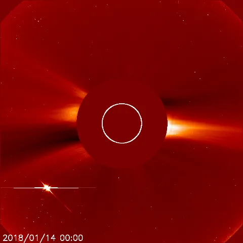 Image of solar wind