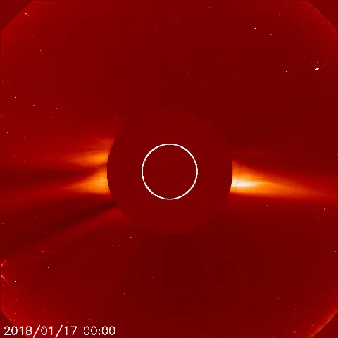 Image of solar wind