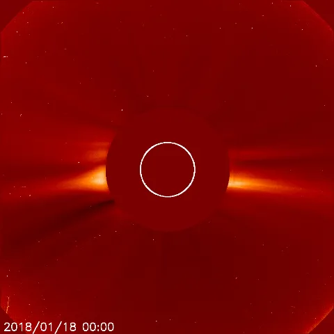 Image of solar wind