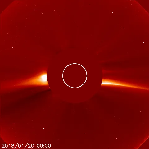 Image of solar wind