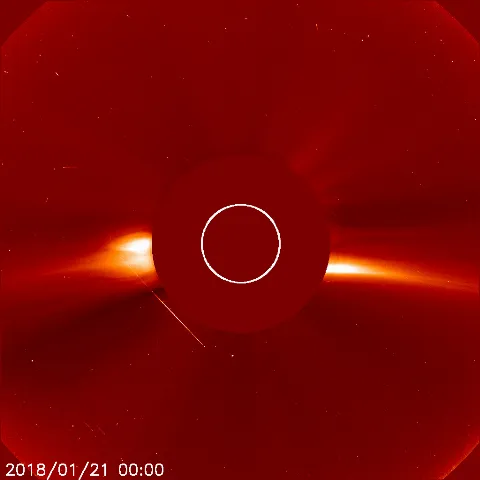 Image of solar wind