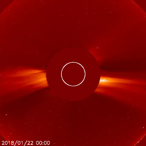 Image of solar wind