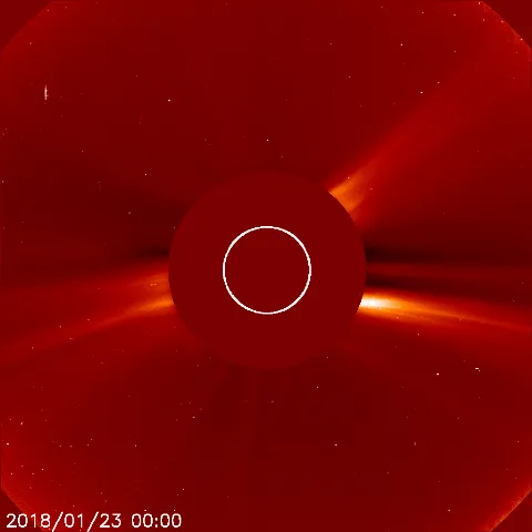 Image of solar wind