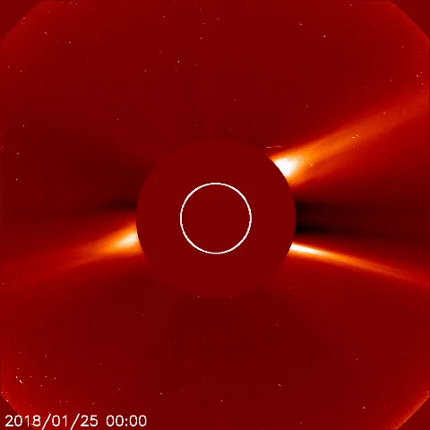 Image of solar wind