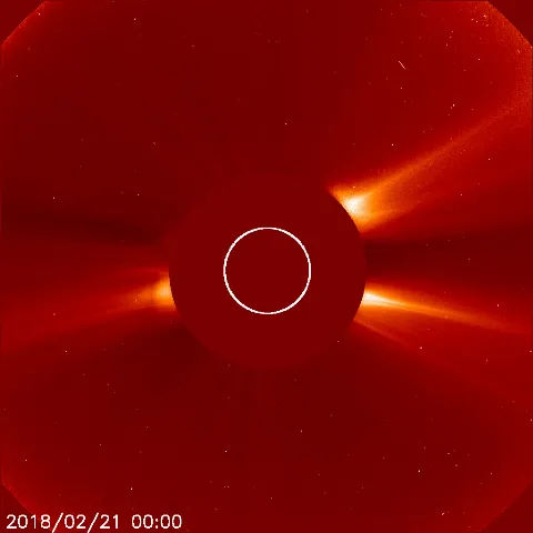 Image of solar wind