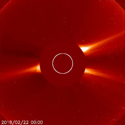 Image of solar wind