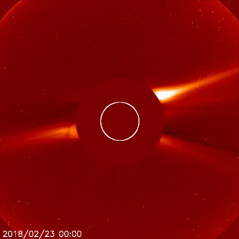 Image of solar wind