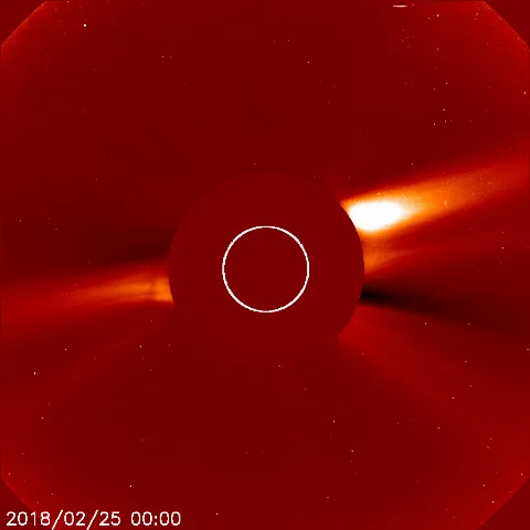 Image of solar wind