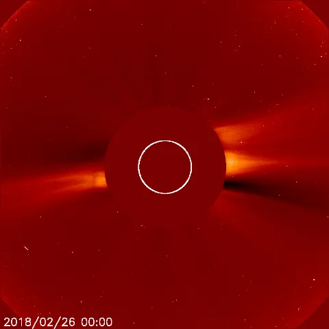 Image of solar wind