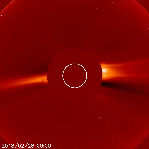 Image of solar wind