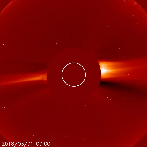 Image of solar wind