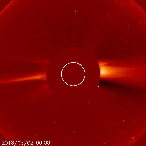 Image of solar wind