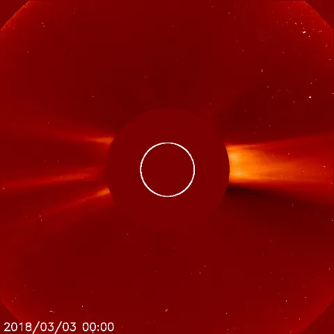 Image of solar wind